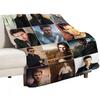 Couverture Plaid Collage Photo Tom Cruise Lavable en Machine Couverture Douce et Chaude