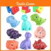 Educational Dinosaur Cube Set For Kids Featuring Smooth Rotating Two Layer And Three Layer Puzzle Design In Colorful Abs Material