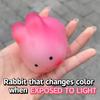 Anti-Stress Toy Color-Changing Cute Heart Rabbit Squeeze Fidget Toys Squishy Anti Stress Funny Stress Relief For Kid Adult Gift