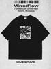 T-shirt oversize con stampa Y2K