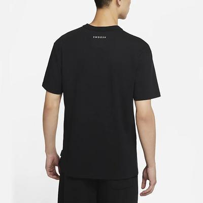T Shirts Men's Black Crew Neck Moderate DJ6297-010