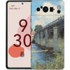 Claude Monet Impressionism Painter For Google Pixel 8 7 6 Pro 6A 5G Black Phone Case Soft Shockproof Back Cover TPU Shell Coque
