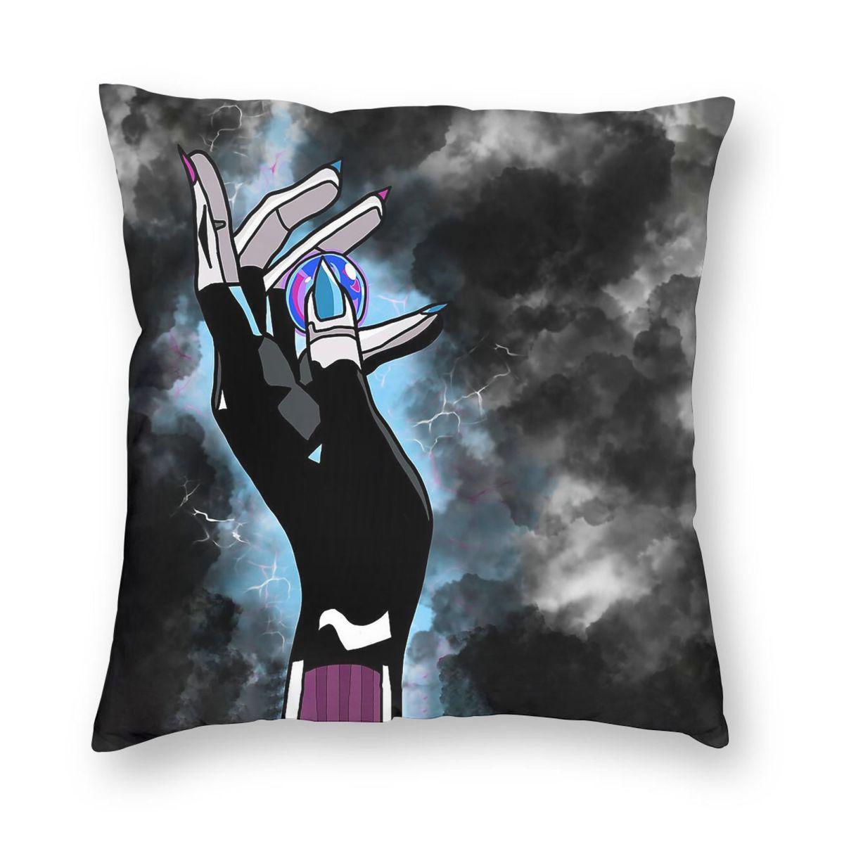 Arcane Jinx Pow Pow Square Pillowcase Polyester Linen Velvet Creative Zip Decor Room Cushion Cover 30x30cm