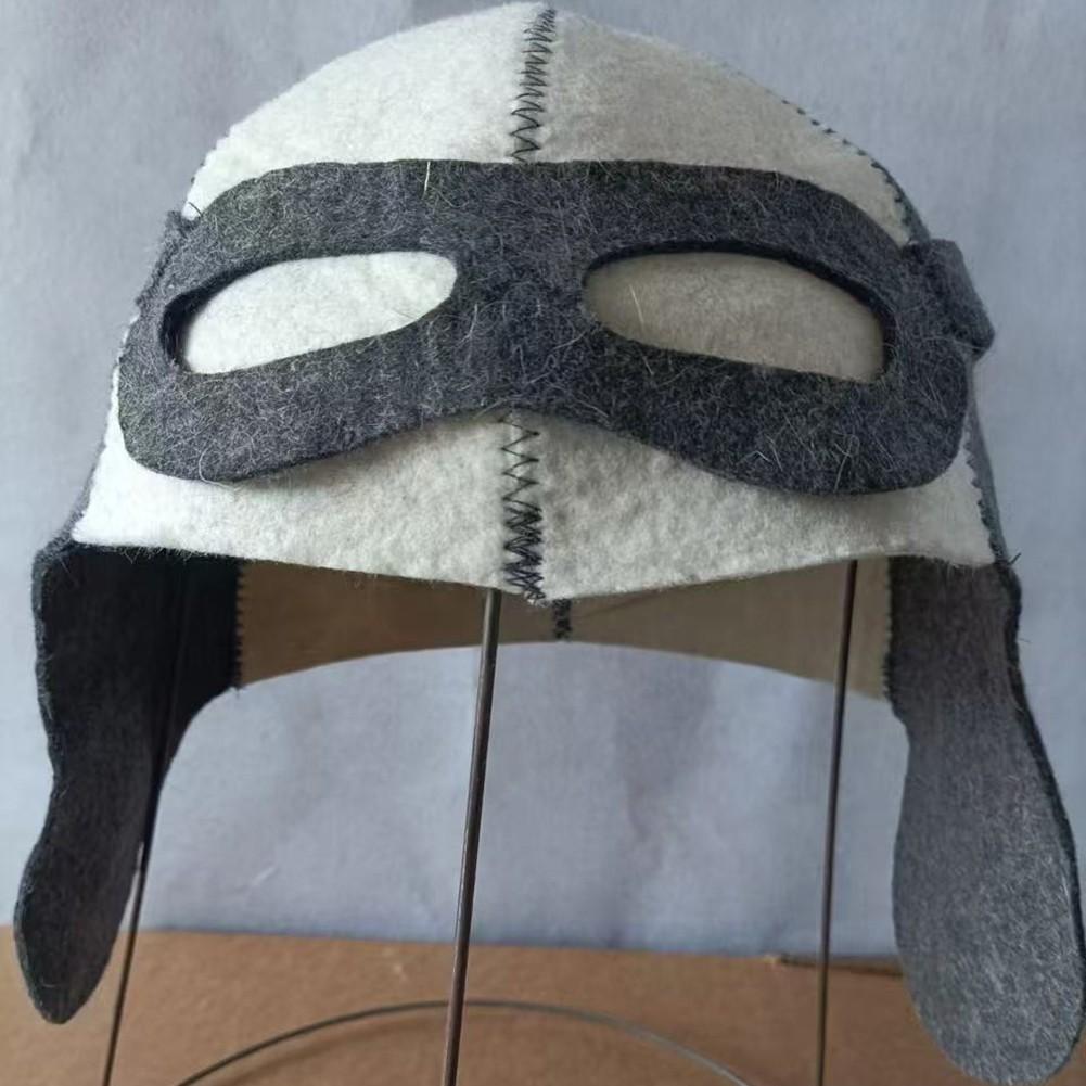Breathable Design Felt Sauna Cap Pilot Sauna Hat Ear Protection