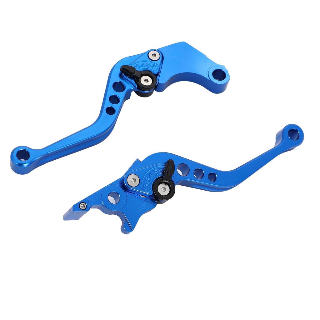 nakira Honda Universal Brake Lever Clutch Levers Monkey 125 Grom NS-1 CBR400R CB400F with 6 Levels Adjustment (Blue)