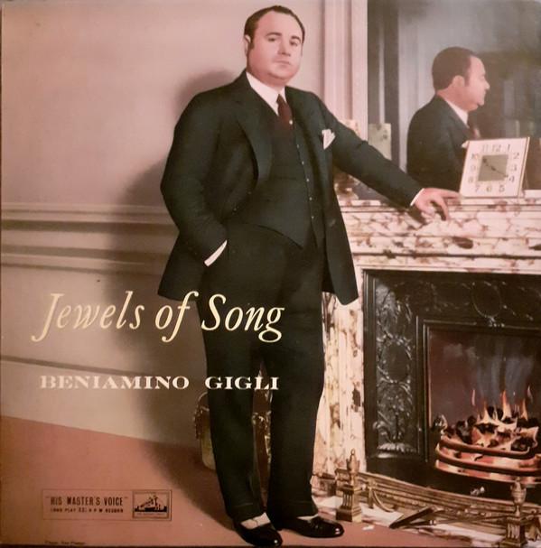 

10-дюймовая пластинка БЕНИАМИНО ДЖИЛЬИ Jewels Of Song BLP1099 His Masters Vo UK Классика Б/у