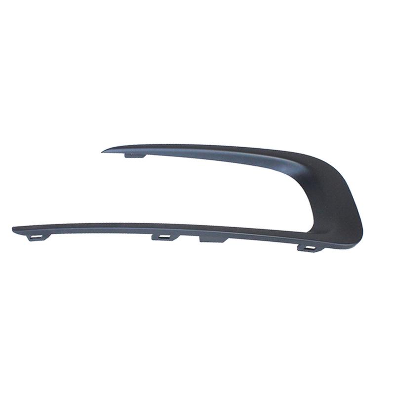 For Peugeot 2008 2014 2015 2016 2017 2018 Front Bumper Fog Light Decorative Trim Strip Chrome Frame Lamp Cover Shell Black