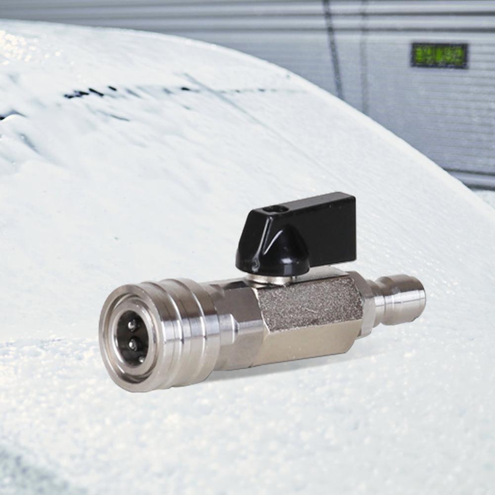 Control Water Flow Switch with 3/8 Or 1/4 Inch Quick Connector Ball Valve Quick Connect Ball Valve for Power Washer Hose