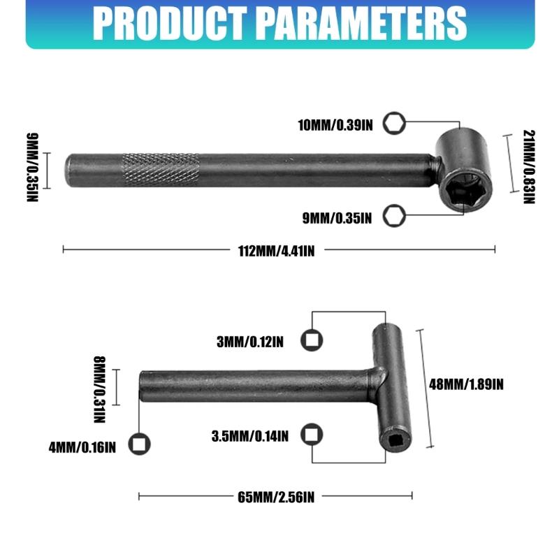 Steel Valves Adjustment Tool for Motorcycle Repair Resistant To Wear and Corrosion Ensuring Longevity and Reliability