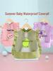 Waterproof & Stain-Proof Reversible Sleeveless Baby Bib Coverall