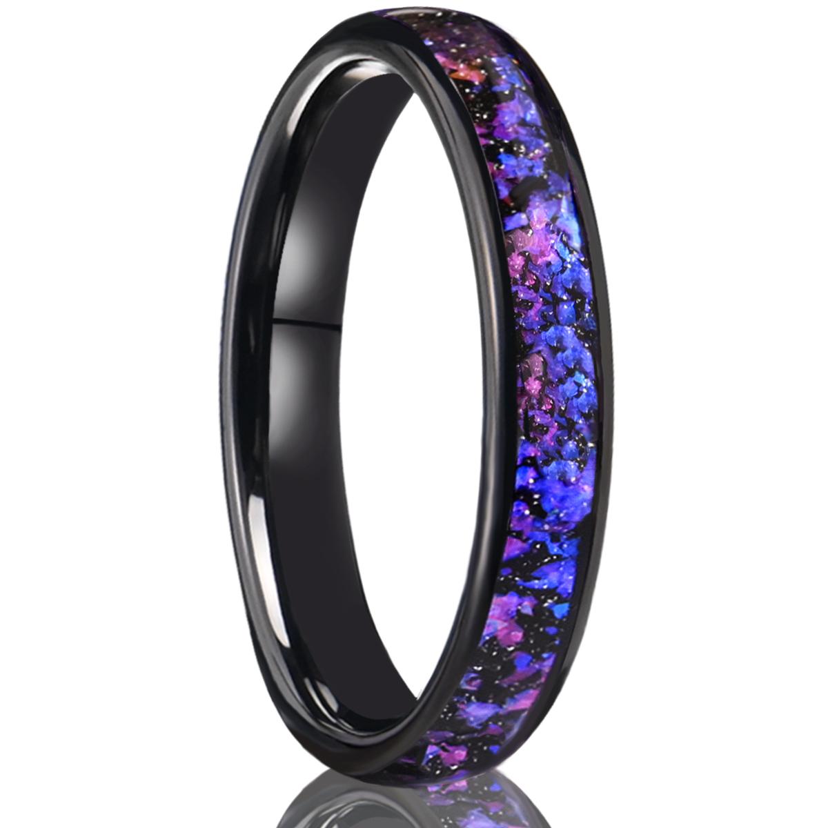 

8ММ/4ММ Вольфрамове кільце з аметистом anillos bague homme pareja compromiso ювелірні вироби Чоловічі весільні обручки кільце для заручин пари 13