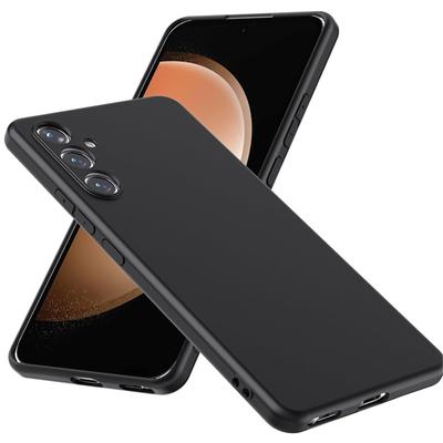 Ultra Thin Black Matte Simple Design Soft Phone Case Cover for Samsung Galaxy S23 FE S24 S24+ Ultra A05 A05S A15 4G 5G A25 A35 A55