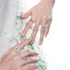Highend 925 Silver Minimalist Ring With Unique Geometric Patterns For Modern Women