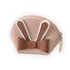 Rabbit Ear Bag High Quality Cute Mini Wallet Girl'S Keychain Pouch Girly Pu Leather Bag For Storage Travel Keychain