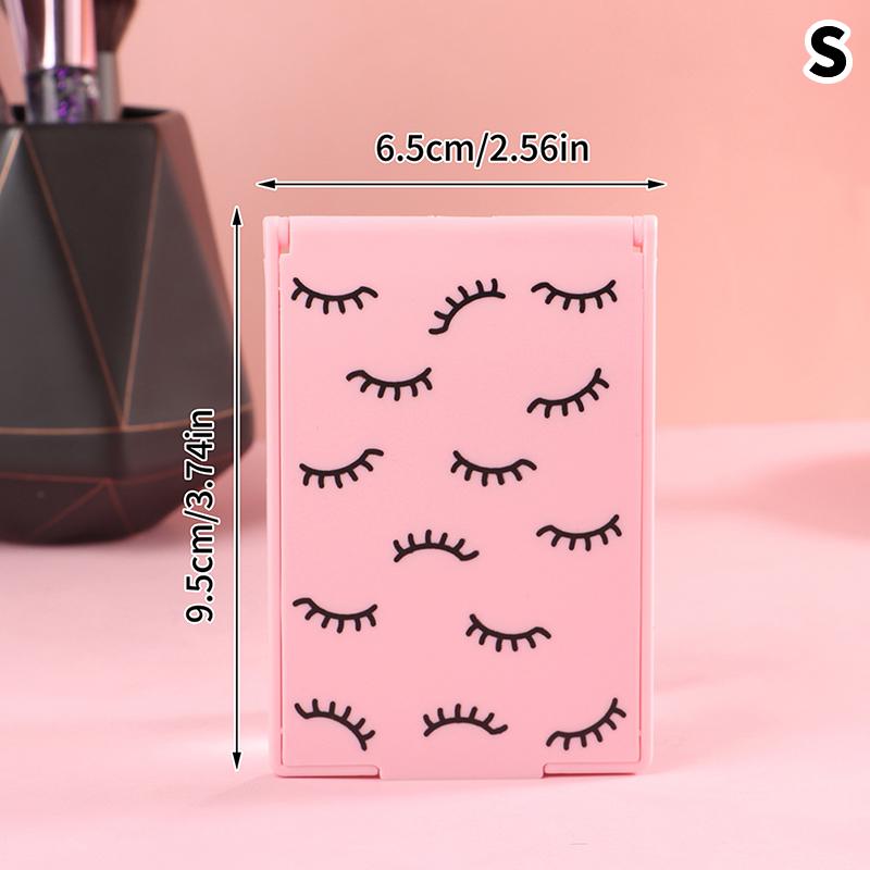 

Ручное зеркало парикмахерское дамское квадратное зеркало для макияжа Зеркала для макияжа 6.5*9.5cm розовый