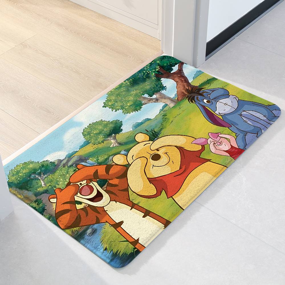 W-Winnie The P-Pooh Cute Carpet For Living Room Sofa Decor Modern Rug Floor Mat For Men Bedroom Durable Area Rugs
