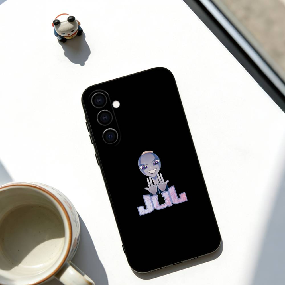 Rapper JuL Phone Case For Samsung Galaxy A73,A72,A71,A70,A53,A52,A51,Others Soft Black Cover
