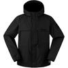 Af Wr Benton Shell Sports Casual Solid Color Hooded Woven Jacket Men Jacket Black A695W-001
