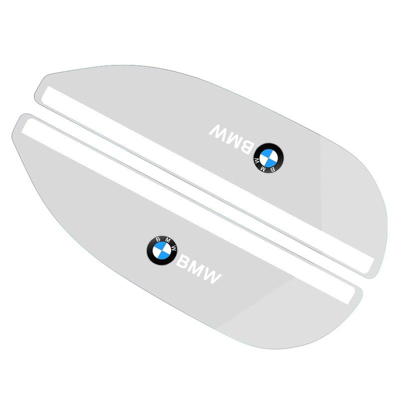 2Pcs Car Mirror Rain Guard Transparent Soft Rubber Visor For BMW iX1 i7 F07 F48 F39 F34 F40 F45 F46 G30 G20 G32 E70 E71 E66 E65