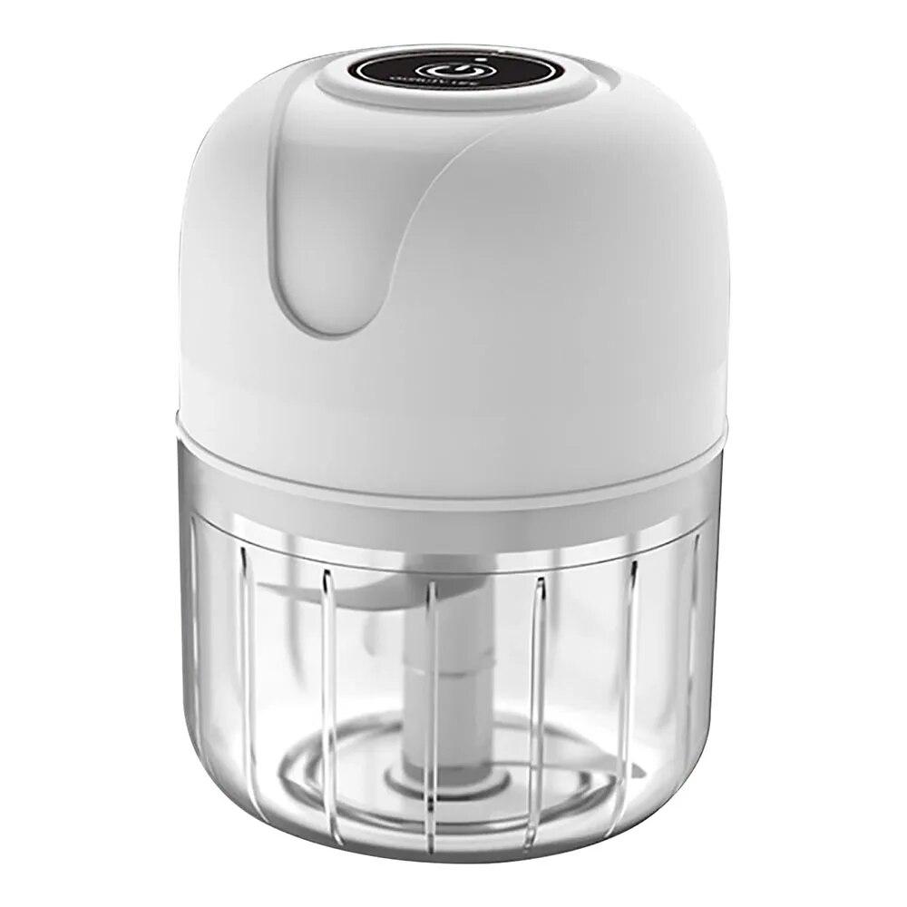 Electric Garlic Grinder, Mini Portable Veggie Chopper, Wireless Small Food Chopper Tool for Vegetable, Ginger, Chili, Meat