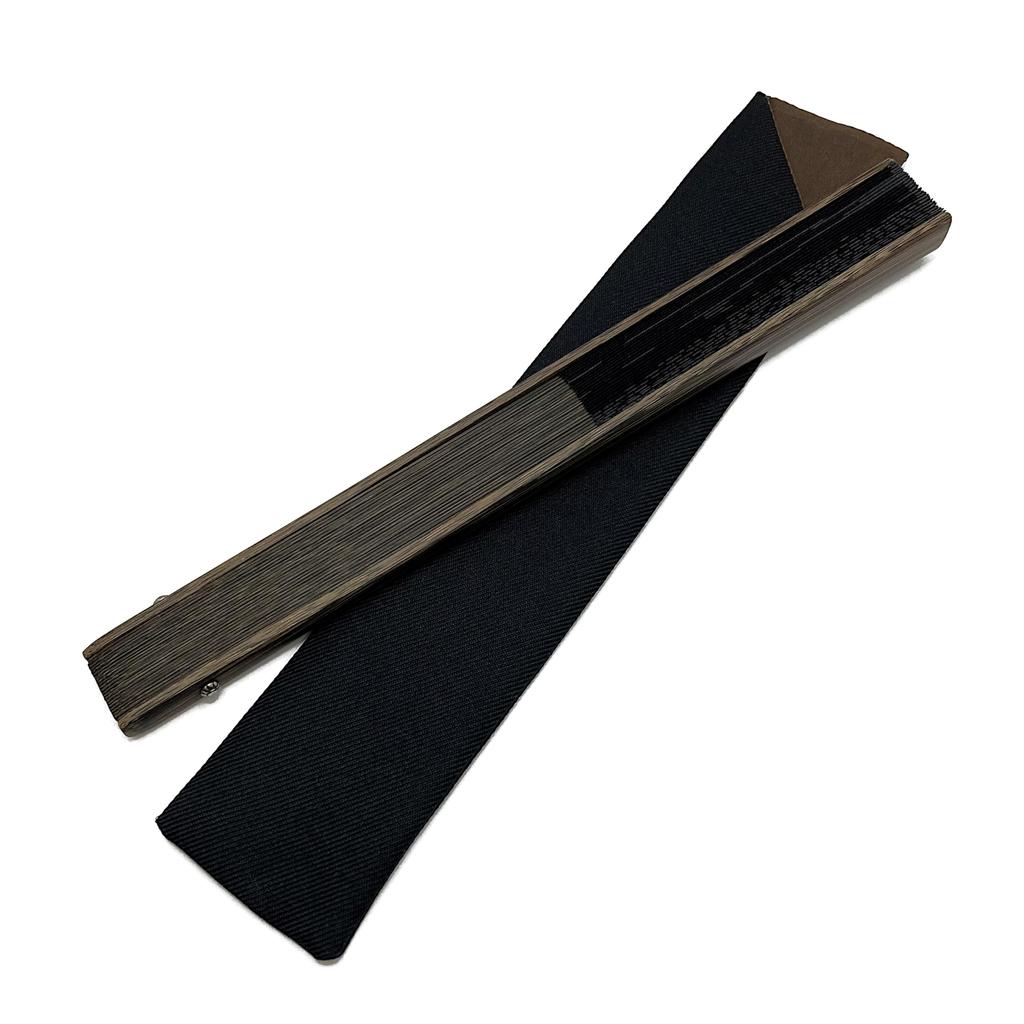 folding fan set with folding fan bag and folding fan case for men and cotton folding fan set [Hana Kanzashi] Men's gentlemen, swallow, [Swallow,