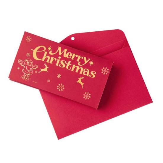 Christmas Cash Gift Envelopes with 6 Slots DIY Money Holder And Gift Card Organizer Holiday Surprise Cash Envelope for Men Women Girls Boys Kids