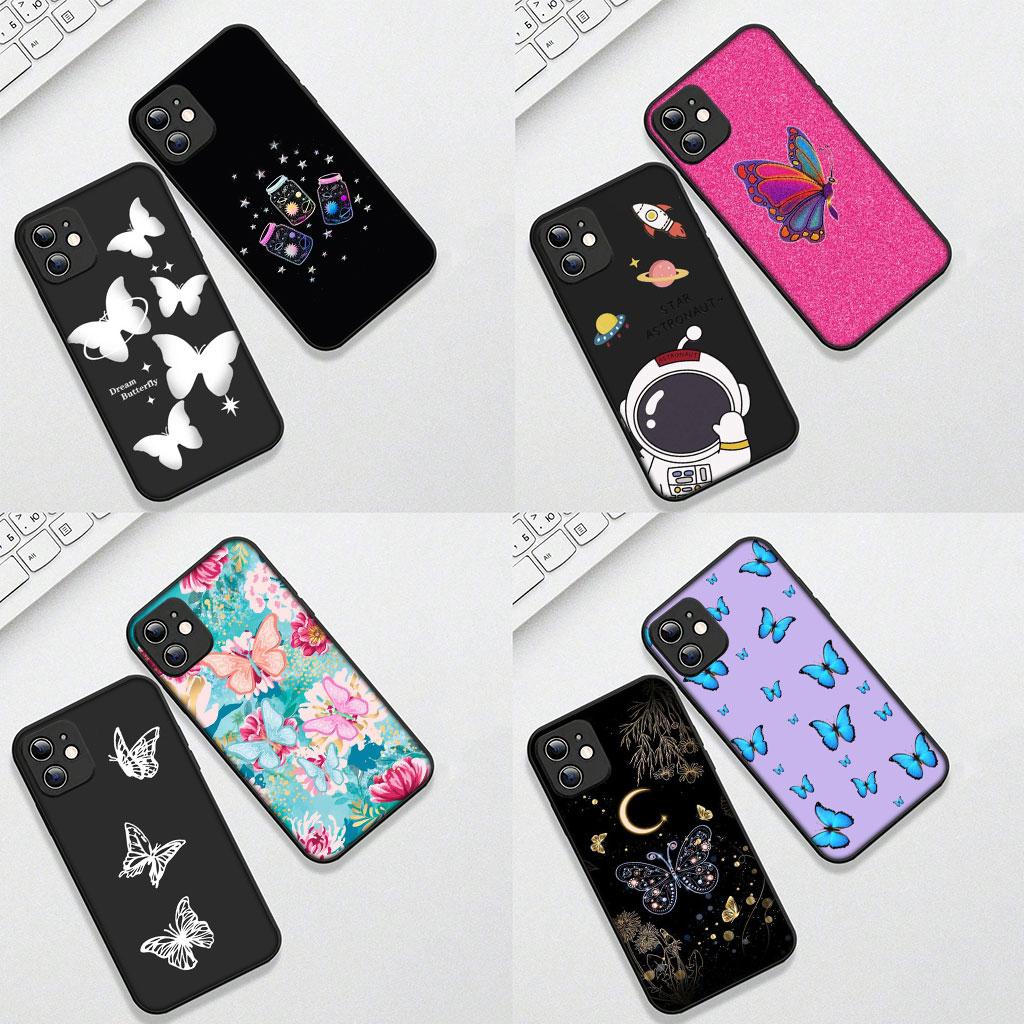 Soft Cover for Xiaomi Redmi Note 12 11 10 Pro 10A 10C 12C 14C A4 Note12 5G Coque Phone Case Moon Stars Butterfly Sky Astronaut