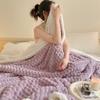 New 3D Shaped Jacquard Blanket Lamb Fleece Coral Fleece Double Sided Blankets Autumn Winter Seasons Warm Comfortable Nap Quilt
