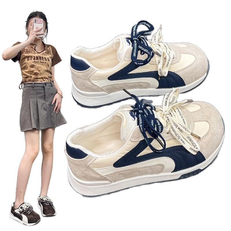 Retro Mesh Breathable Explosion Soft-soled Forrest Gump Shoes 2025 Thick-soled Stepping On Shit Feeling Summer New Sports and Leisure Women's Shoes