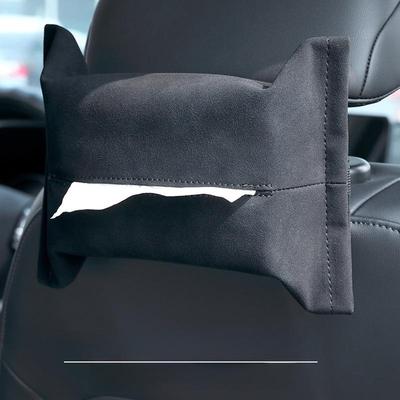 Luksusowe Skórzane Pudełko na Chusteczki Samochodowe - Kreatywny Podłokietnik i Skandynawski Design do Salonu