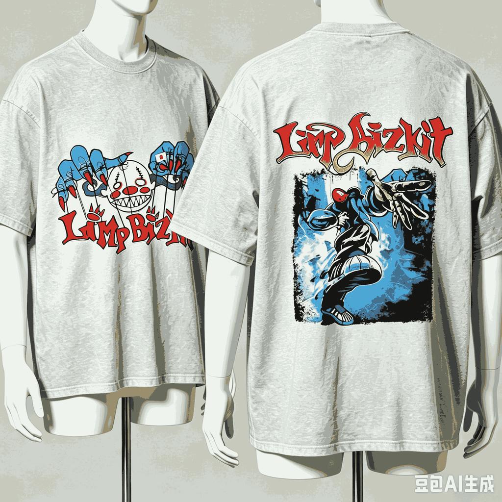 Limp Bizkit For Fan Gift Tshirt Unisex Unisex Harajuku Oversized Unisex Short Sleeve Streetwear High Quality Couples Classic Tee