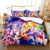 3D Print Anime No Game No Life Bedding Set Cute Quilt Cover Bed Cover With Pillowcase Twin Single Queen King Size Boys Adult