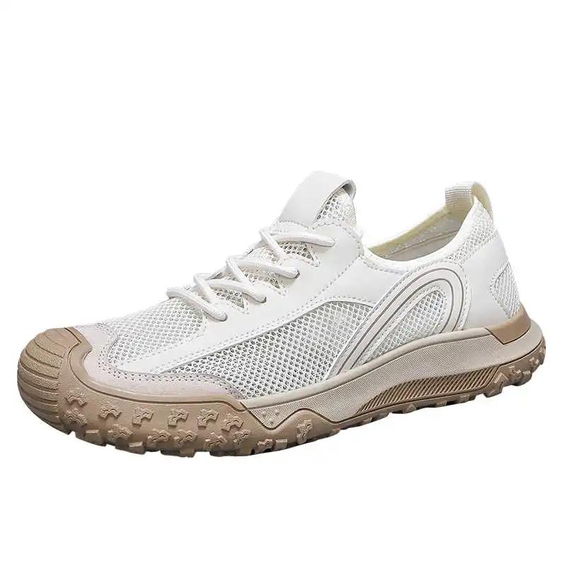 Fashion Big Sole Parkside Beige Loafers Walking Traning Shoes Orange Sneakers Men Sports High Fashion Authentic Trainners Maker