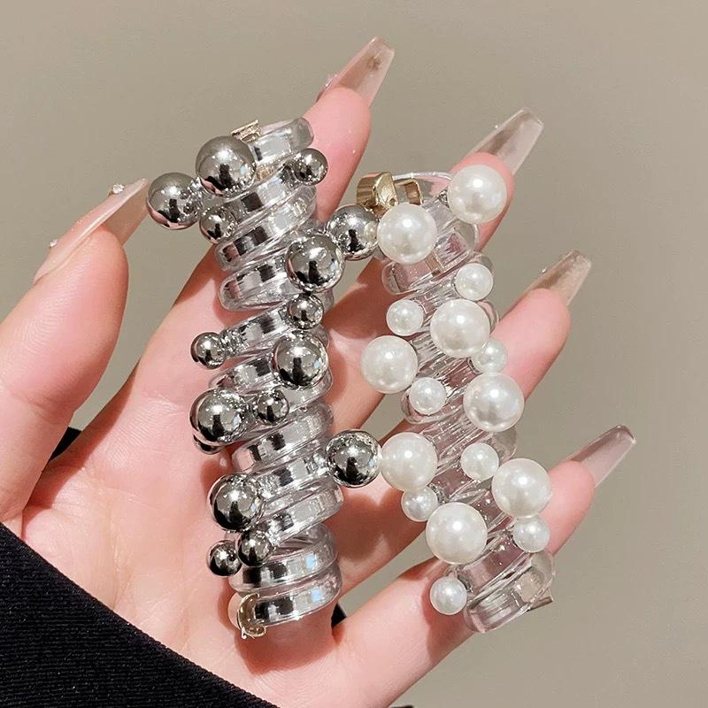 Pearl Hair Tie: High Ponytail & Bubble Braid Accessory