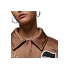 Jordan Women's Satin Varsity Jacket Archaeo Brown FV7138-223