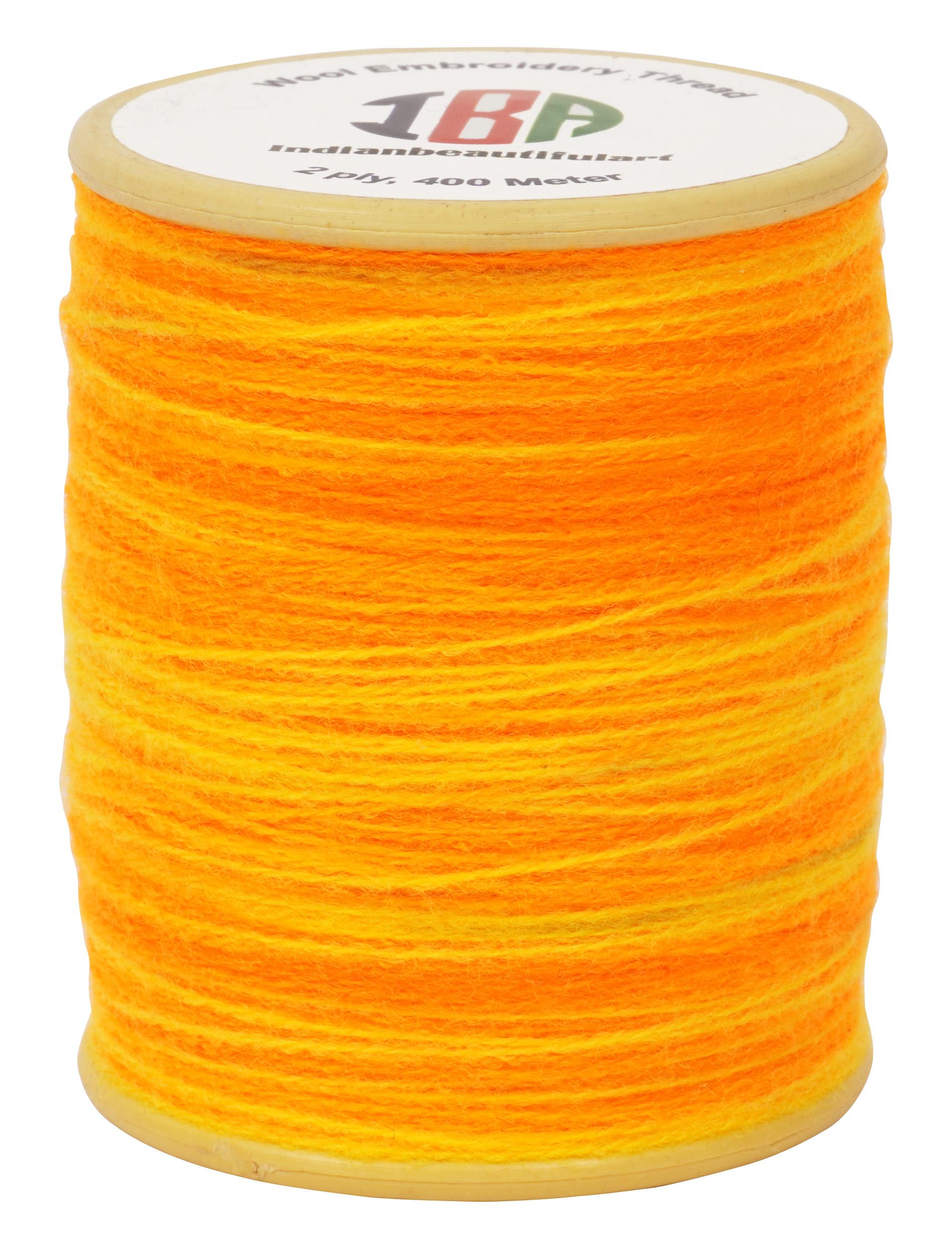 

Універсальна вовняна нитка IBA Indianbeautifulart. Чорний колір. Браслети дружби. Нитка для вишивки. 55GM жовтий