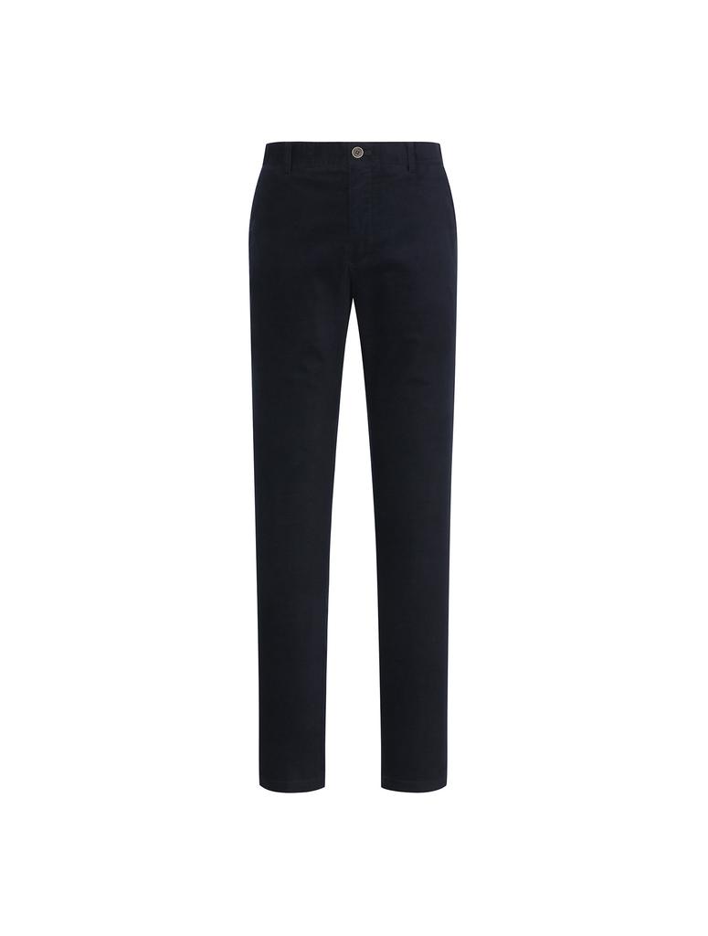 FERRAROMILANO Cotton Spandex Moleskine Setup Pants Navy (Am0Dsl35149)