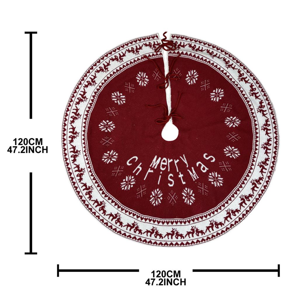 Minimalist Design Christmas Tree Skirt for Family Gatherings Holiday Festive Party Wedding New Year Atmosphere Decorations