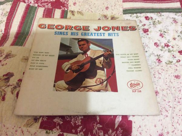 

LP Record GEORGE JONES (2) - George Jones Sings His Greatest Hit SLP150 Gusto-Starday 1975 US Country/Folk Used