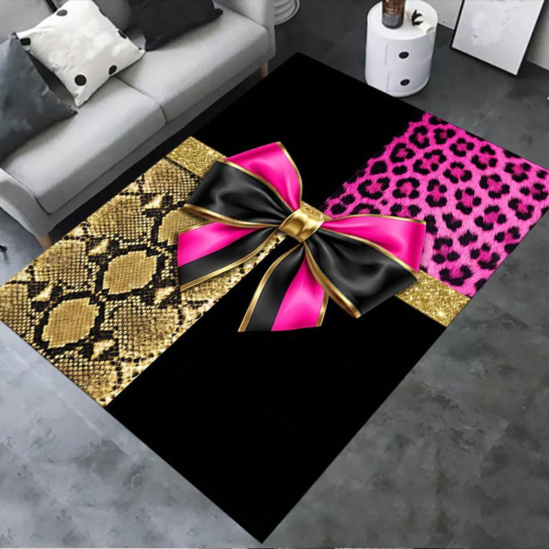 

2025 New Gorgeous Bow Carpet Rug for Living Room Bedroom Home Sofa Decoration,Kids play Non-slip Floor Mat113 40x60cm( 15x23in )