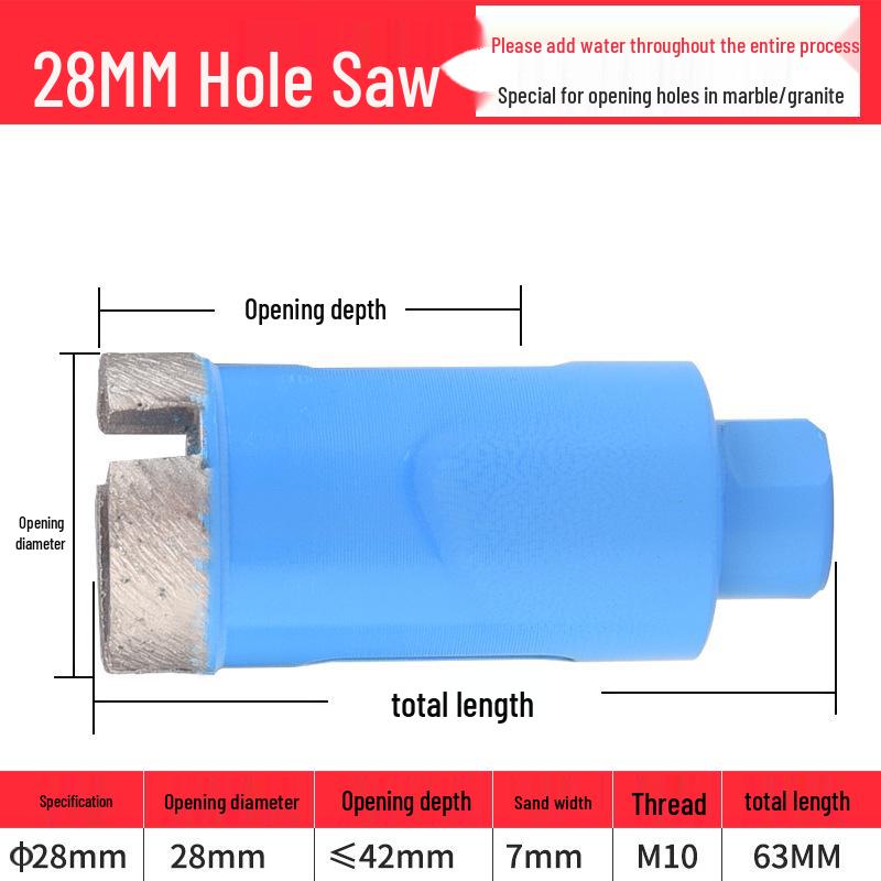 Angle Grinder Drill Bit for Marble, Glass, Tile & Granite