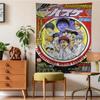 Arazzo da Parete Grande Stampato Anime Giapponese Kuroko No Basket Decorazione Murale Buddha Indiano Decorazione Artistica Stregoneria Bohemien Hippie