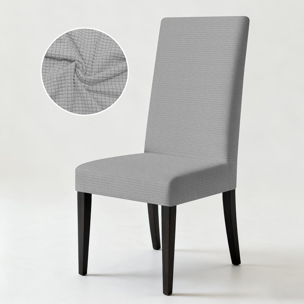 1PC Oversized Stretch High Back Dining Chair Covers Fashion Removable Spandex Protector Kitchen Thickened Soft Chair Cover