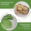 Vintage Hanging Light with Plug In Cord on/Off Switch Brushed Brass Pendant Light Fixtures