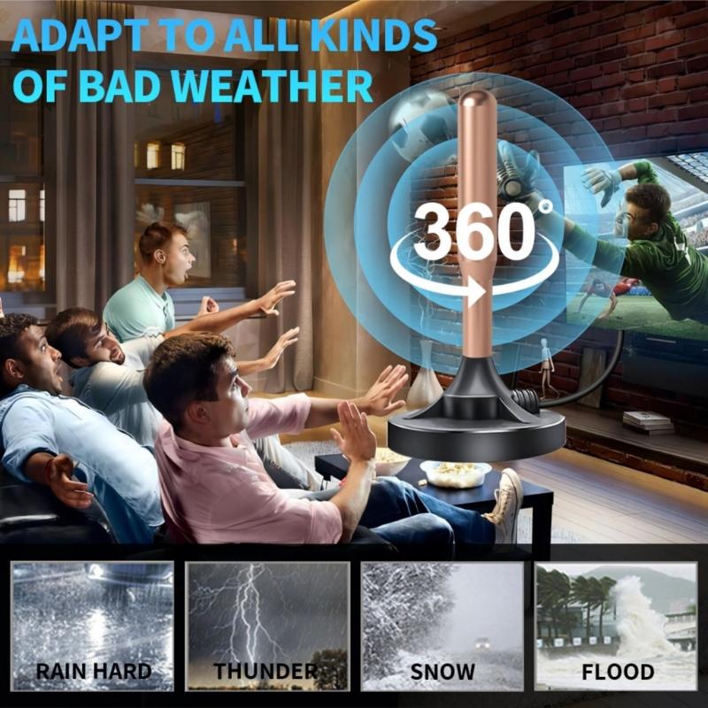 HDTV Antennas for USB TV Tuners/DVB Indoor/Outdoor Use with 16ft Coaxials Cable and Magnetic Base