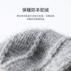 Half finger flip gloves winter ladies cute fleece cold-proof warm wool knitted autumn and winter dew fingers