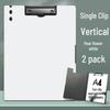 Thick A4 Clipboard with Double Clips and Loose-leaf Holder for Office Use