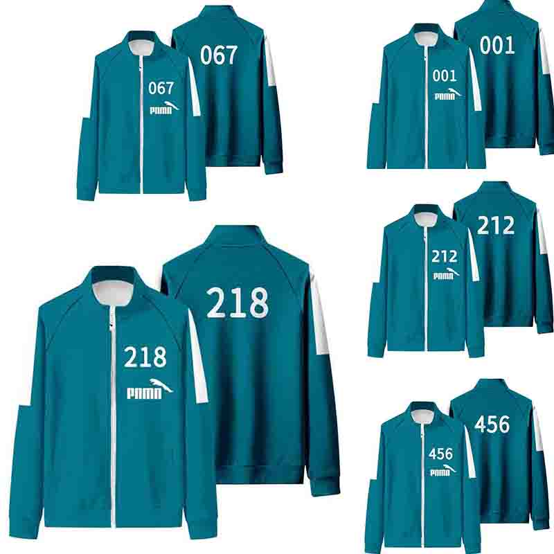 Cumpără South Korea Squid Male Main Jacket Same Style Sportswear Fashion Men's Casual Jacket Joom