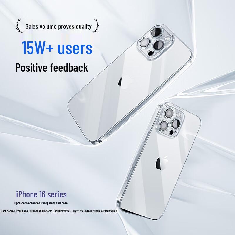 Baseus iPhone 16 Pro Max Clear TPU Case