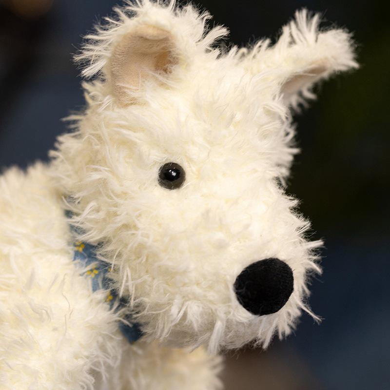 Cute West Highland Terrier Plush Toy - Soft Comfort Doll and Sleep Companion for Kids